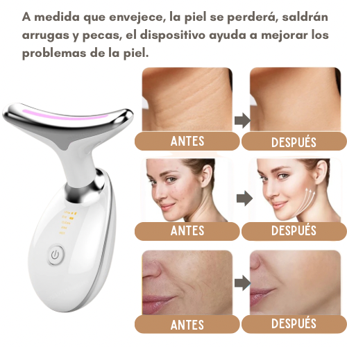 🤩 NUEVO MASAJEADOR LED ANTIARRUGAS INTELIGENTE Y ELIMINADOR DE PAPADA 🤩