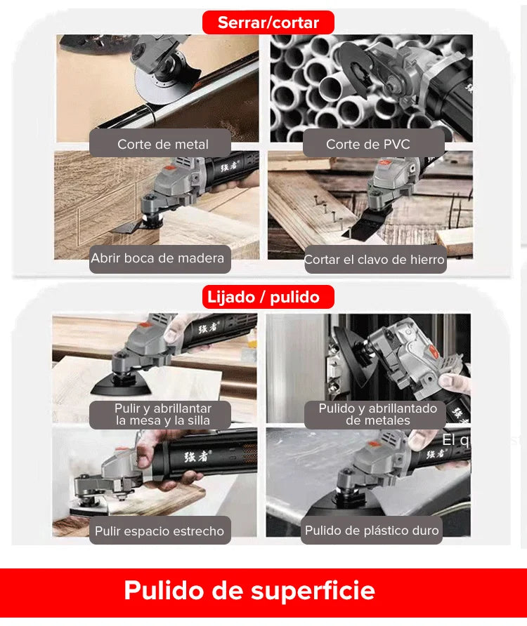 AdaGrinder™ Adaptador para amoladora angular multifuncional